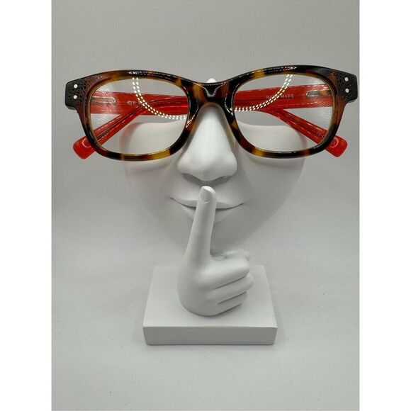 eyebobs Fizz Ed eyeglass frames brown tortoiseshell and clear red new without ca - Picture 1 of 2